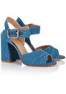 Sandaletten aus Baumwoll-Stoff thumbnail 1