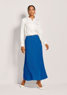 Long crinkle plissé skirt thumbnail 2