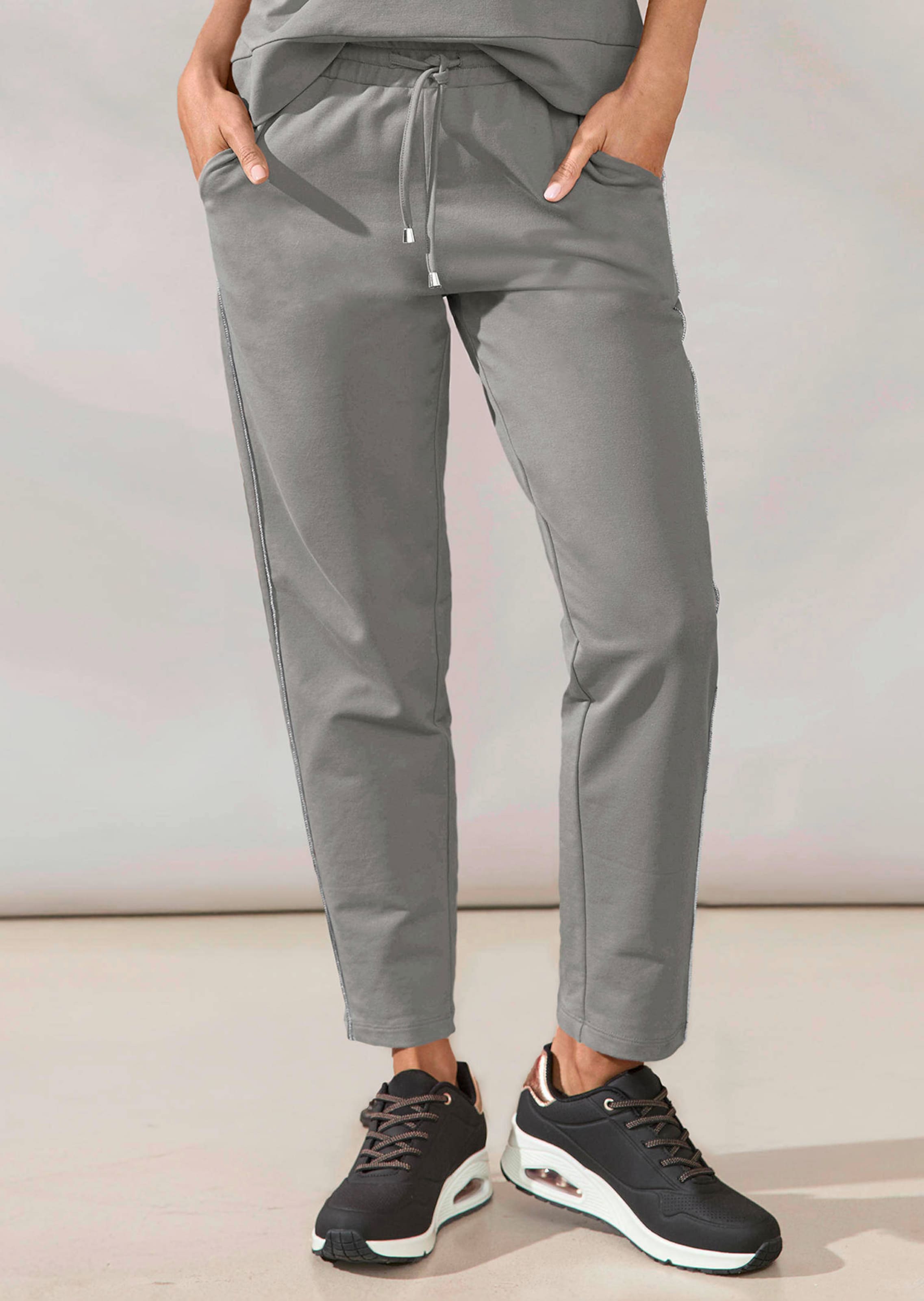 Pantalon de détente avec bandes scintillantes