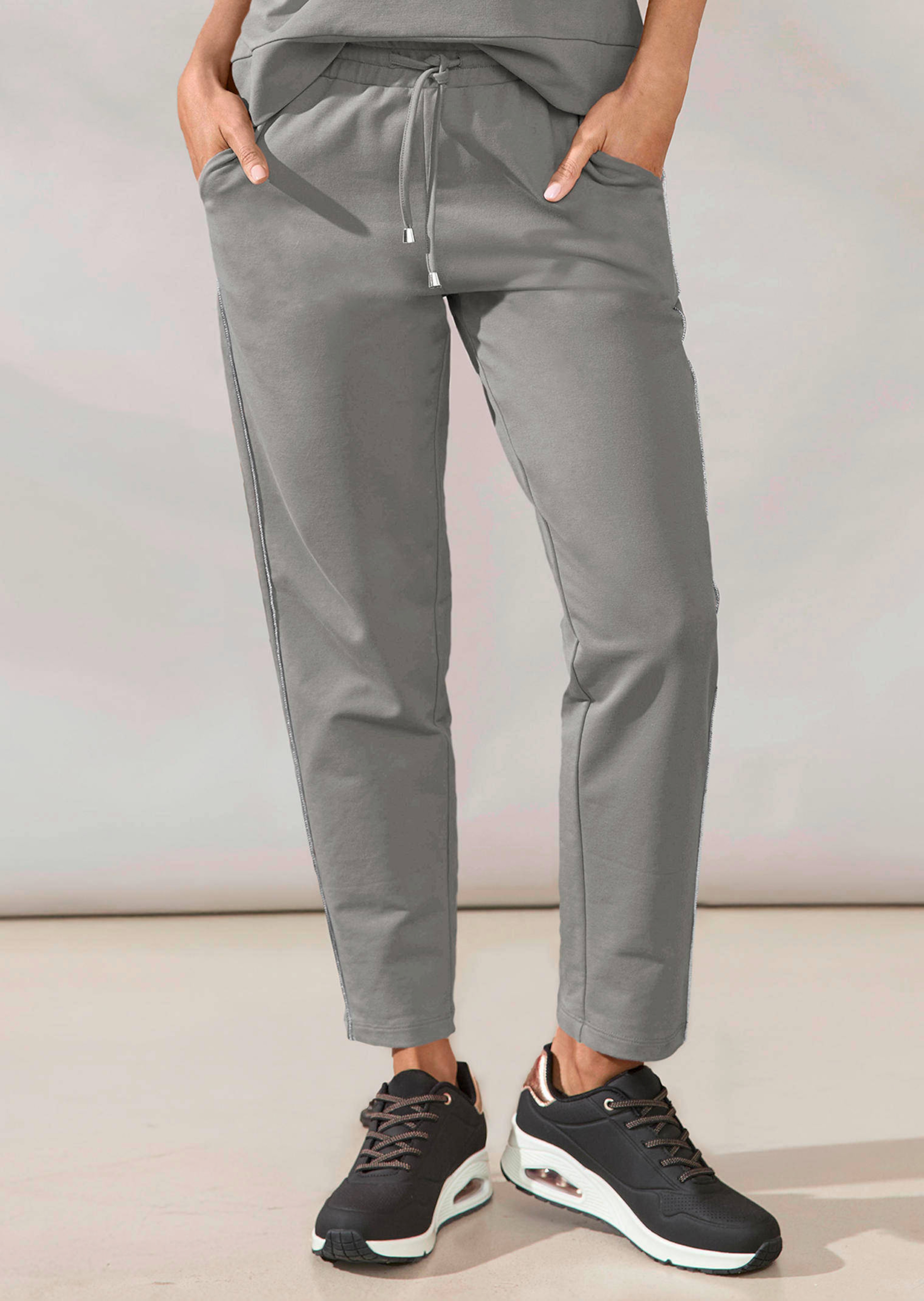 Pantalon de détente avec bandes scintillantes