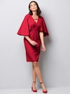 Kleid in Capeoptik und Zierband in Ausschnitt thumbnail 6