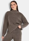 Strickpullover mit hohem Strickbund am Rundhals thumbnail 1