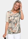 Elégante blouse imprimée en confortable mélange de matières thumbnail 1