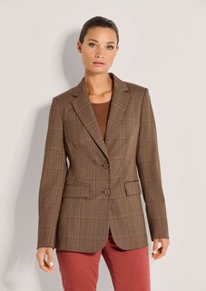 Karierter Blazer im Brit-Chic-Stil thumbnail 1