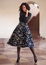 Jacquard skirt with glossy accents thumbnail 7