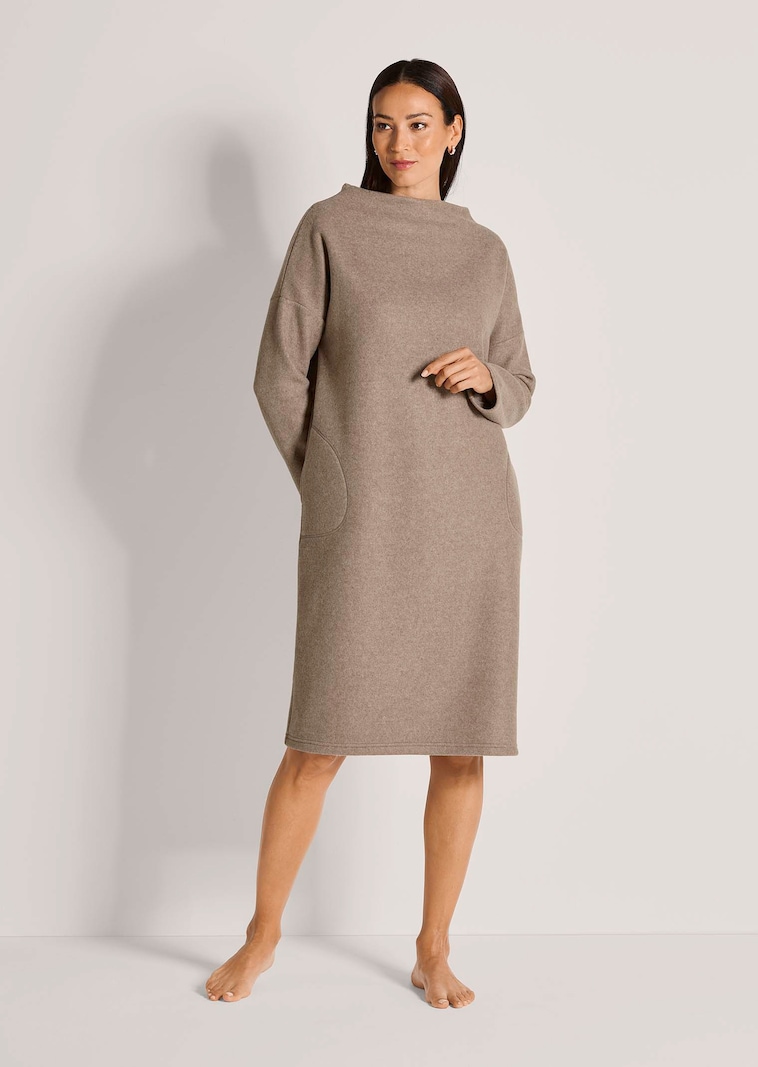 Fleece lounge dress
