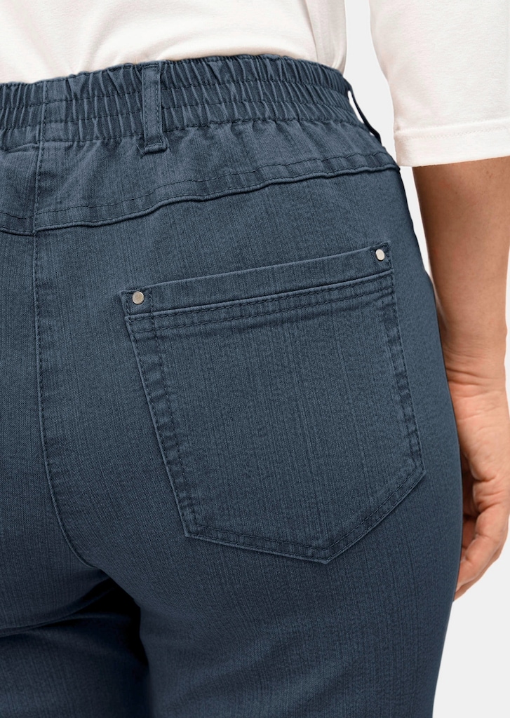 Klassieke jeans MARTHA met elastische tailleband 4