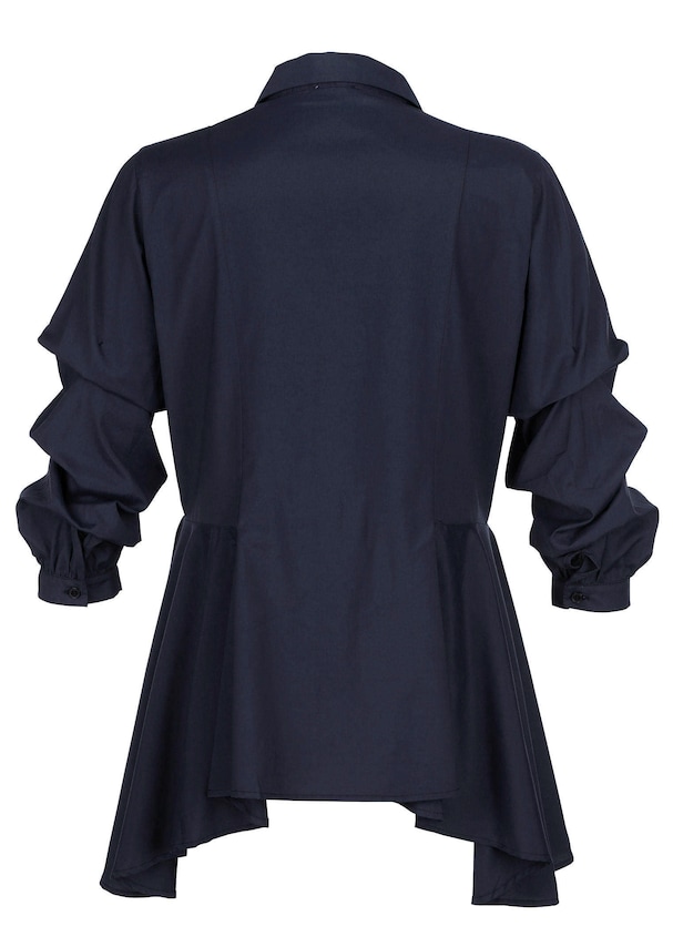 Bluse mit gerafftem Ärmel 6
