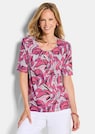 Jersey-Shirt mit Blätterprint thumbnail 1