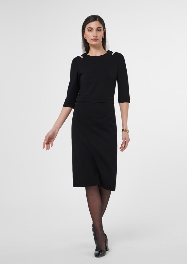 Sheath dress with sophisticated cut-outs 1