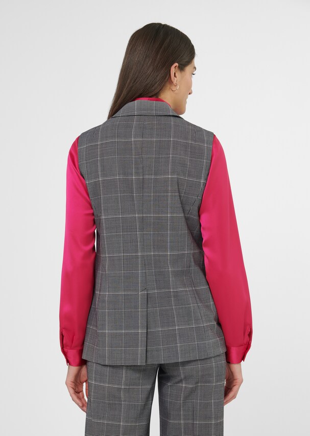 Classic-elegant Glencheck waistcoat 2