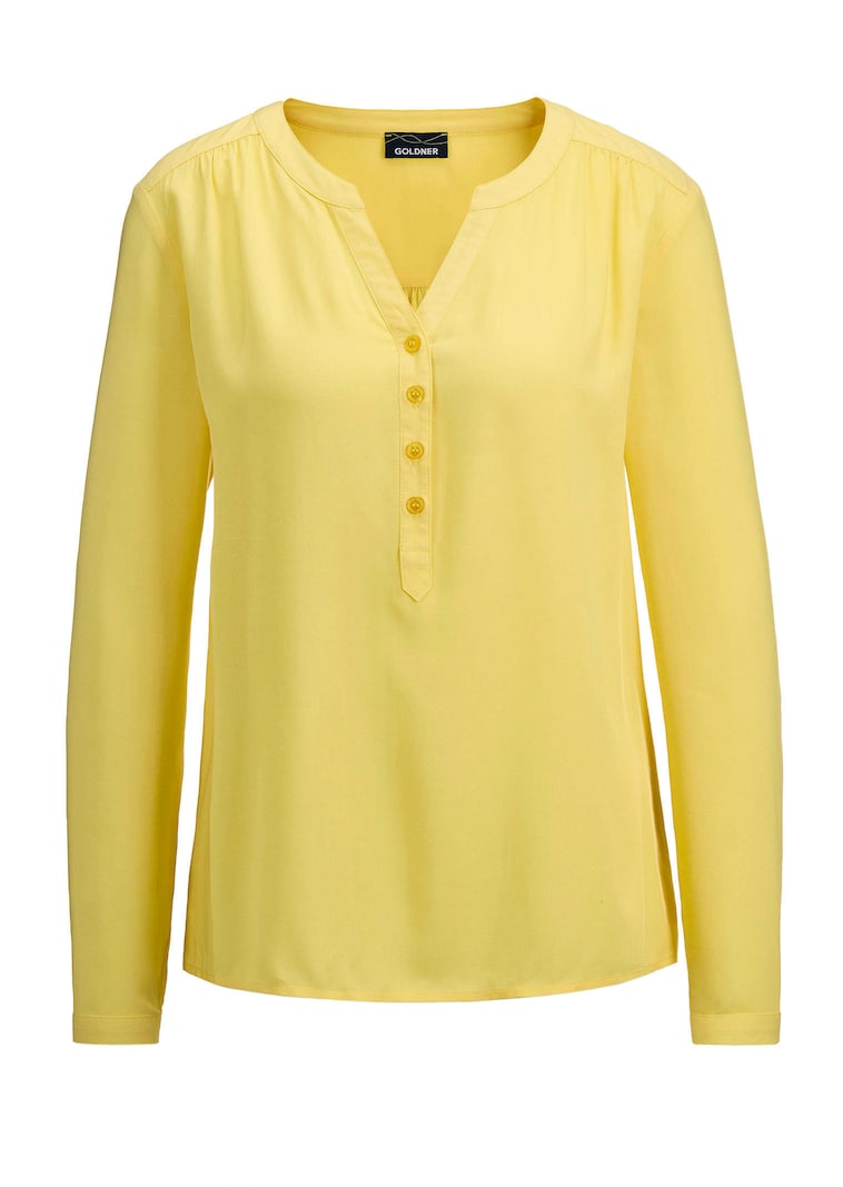 Blouse van pure viscose