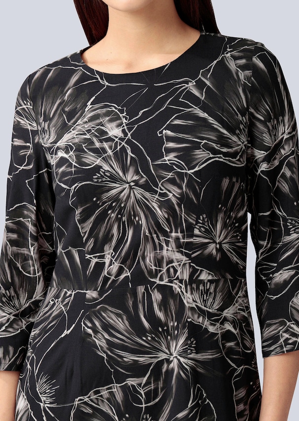 Kleid mit floralem Druck 3