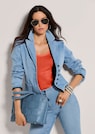 Jeans-Blazer mit Wasch-Effekten thumbnail 4