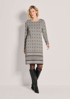 Schmales Kleid mit geometrischem Print thumbnail 2
