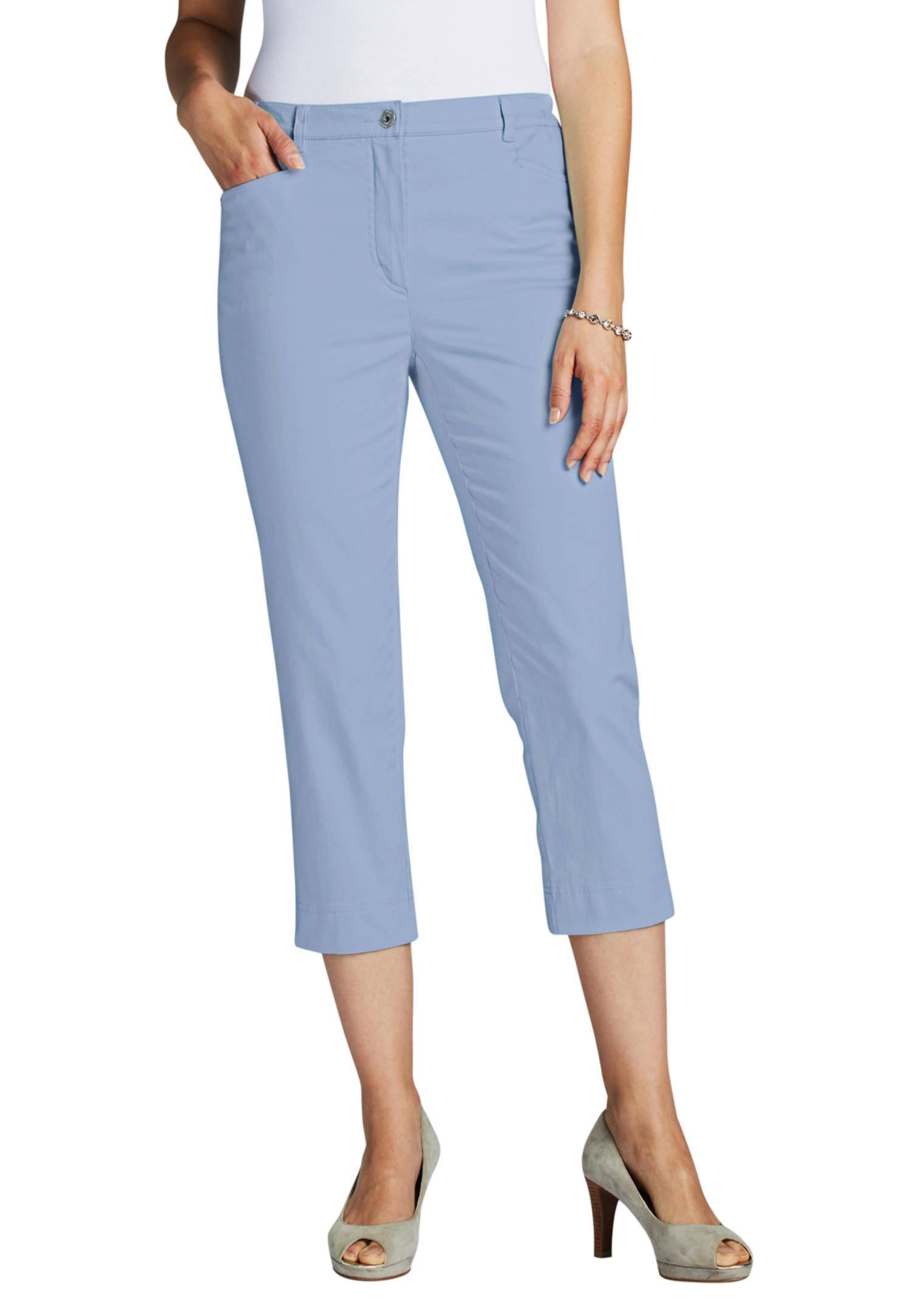 Pantalon 7/8 en coton coupe confort