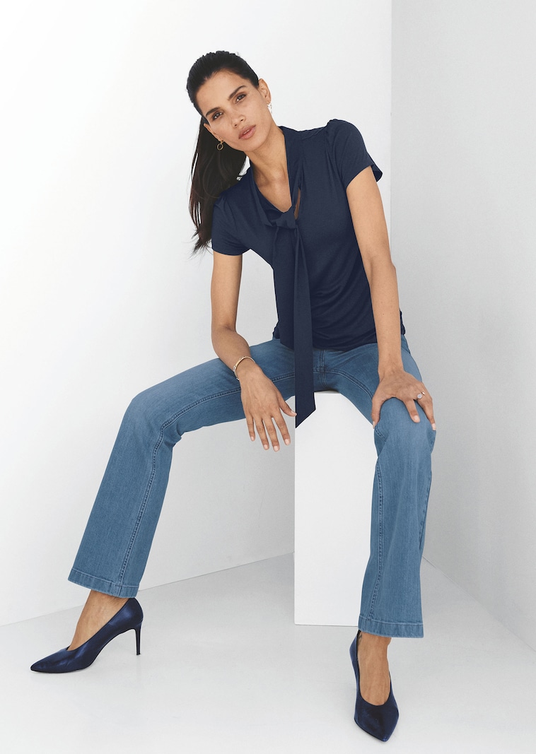 Edel-Shirt mit Schluppe