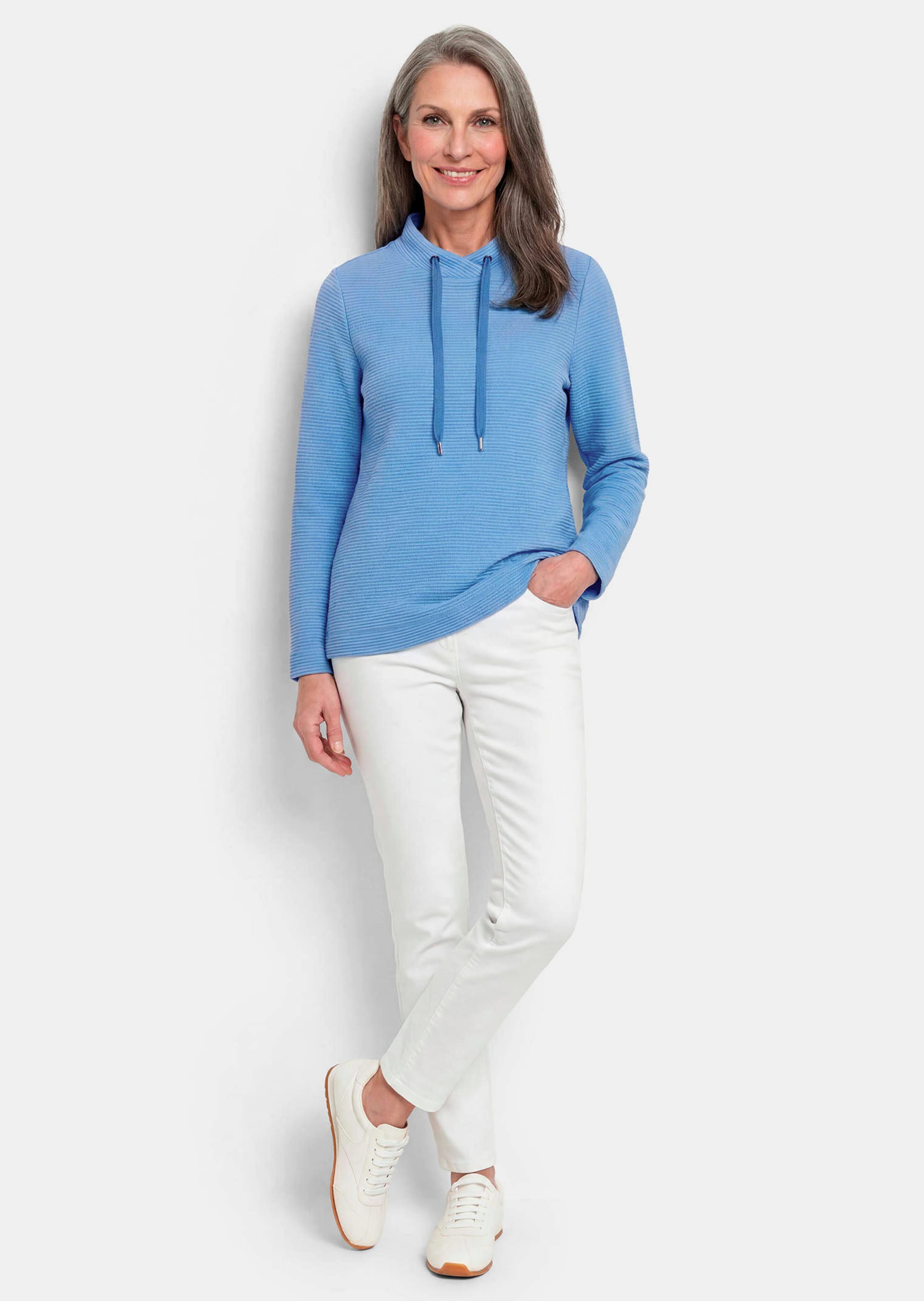 Sweatshirt met koordjes