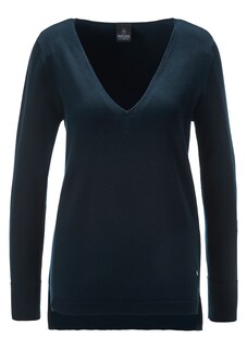 Cotton jumper with V-neck thumbnail 1
