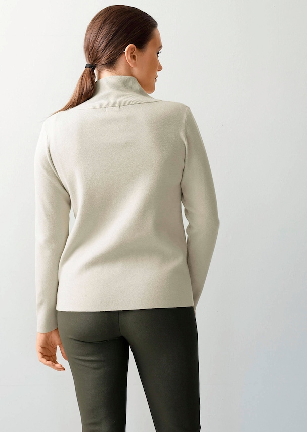 Pullover mit breitem V-Ausschnitt 2