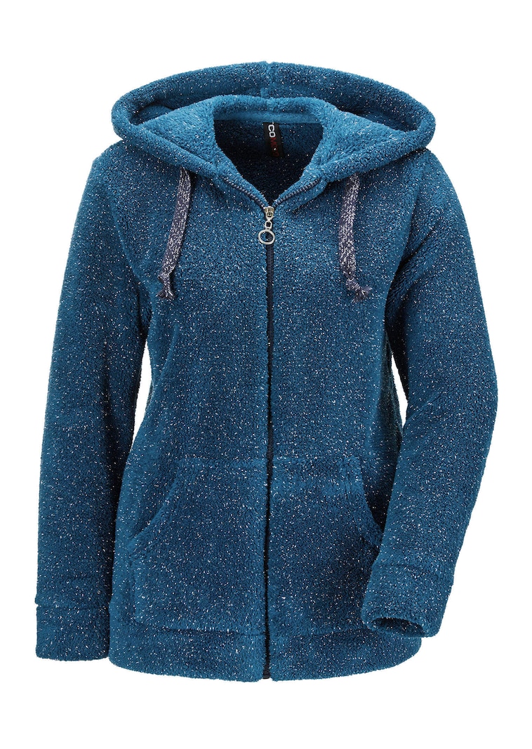 Kuschelige Flausch-Freizeitjacke