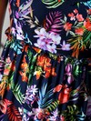 Kleid mit Volants und allover Blumendruck thumbnail 7