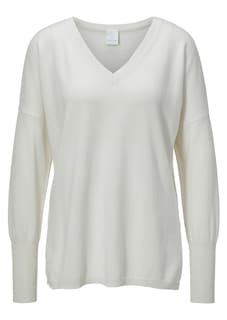 V-neck cashmere jumper thumbnail 1