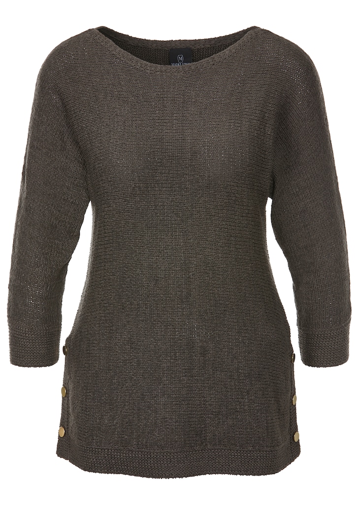 Knitted jumper with 3/4 sleeves