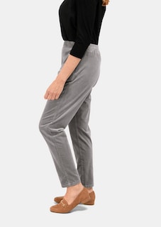 Corduroy broek met elastische tailleband thumbnail 4