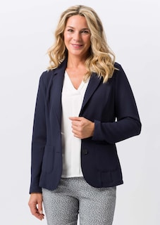 Jerseyblazer aus Strukturware mit Taschen thumbnail 1