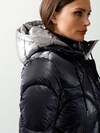 Lange Steppjacke mit Wellenstepp thumbnail 5