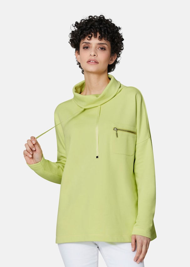 Softweiches Sweatshirt mit coolen Neon-Akzenten