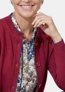 Lang tricot jasje met contrastkleurige sierranden thumbnail 5