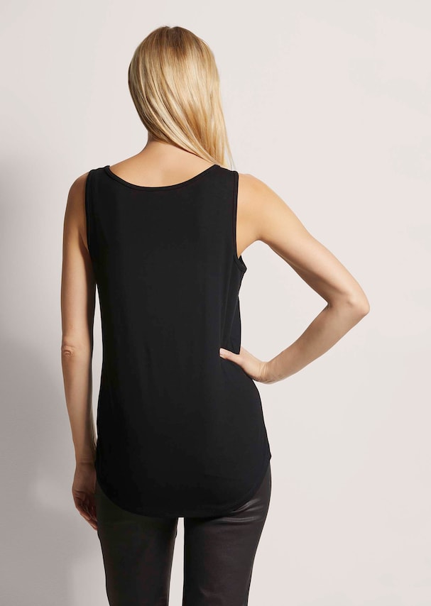 Träger-Shirt mit Pailletten 2