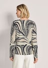 Feinstrick-Pullover mit Fantasy-Print thumbnail 3