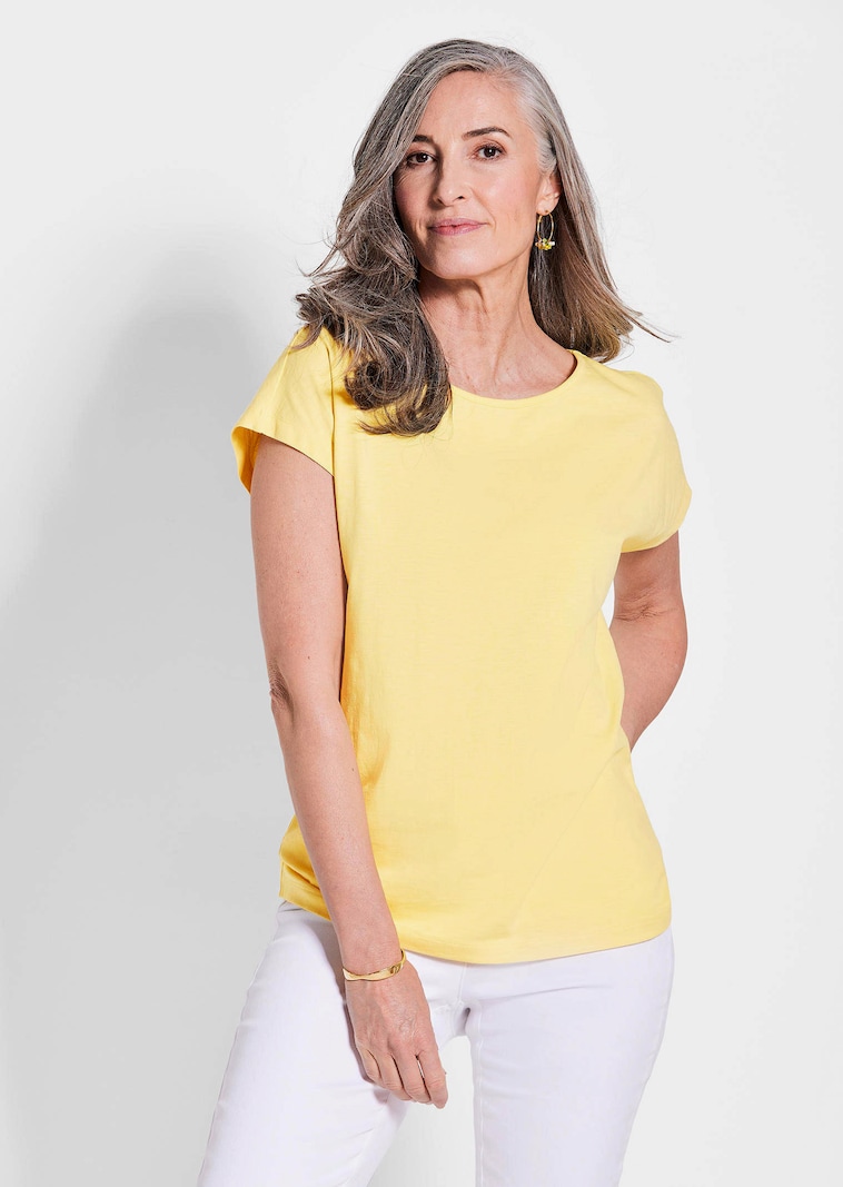 Shirt mit überschnittenen Schultern