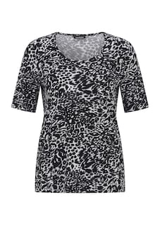 T-shirt en viscose avec imprimé léopard thumbnail 6