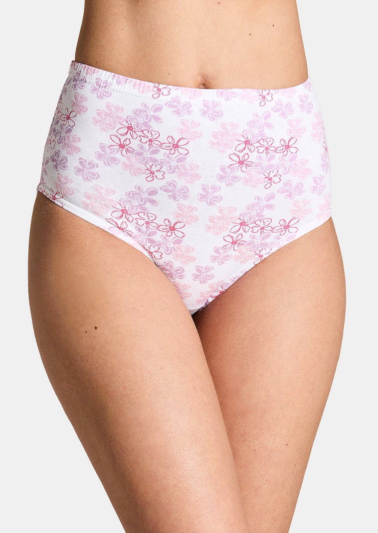 Baumwoll-Taillenslip im Mehrfachpack