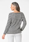 Pull avec motif jacquard à carreaux thumbnail 3