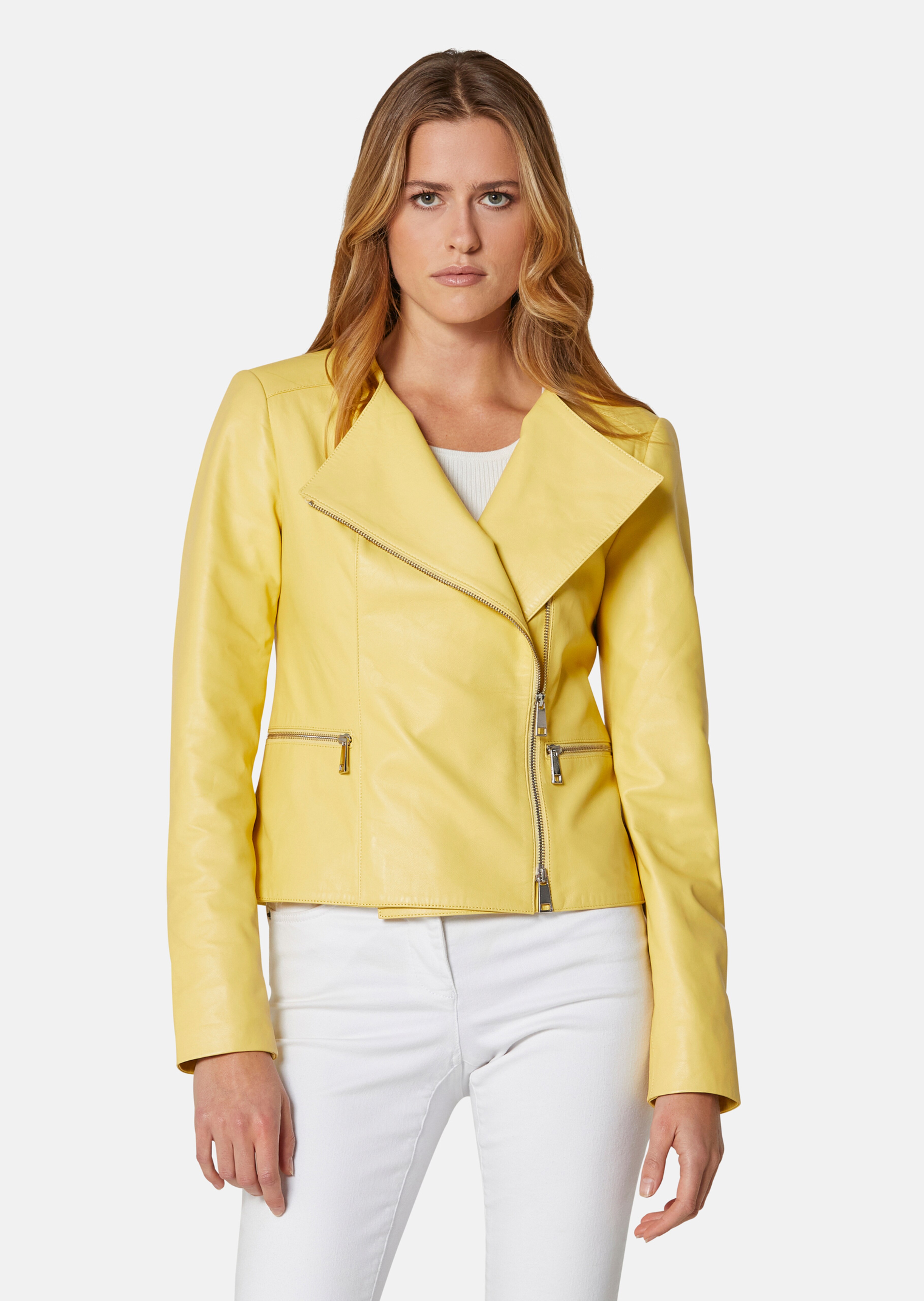 Lederjacke. Lammnappa