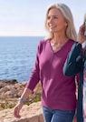 Pullover met een V-hals van COTTAMIRA thumbnail 6