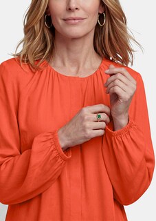 Satijnen blouse met blinde knoopsluiting thumbnail 5