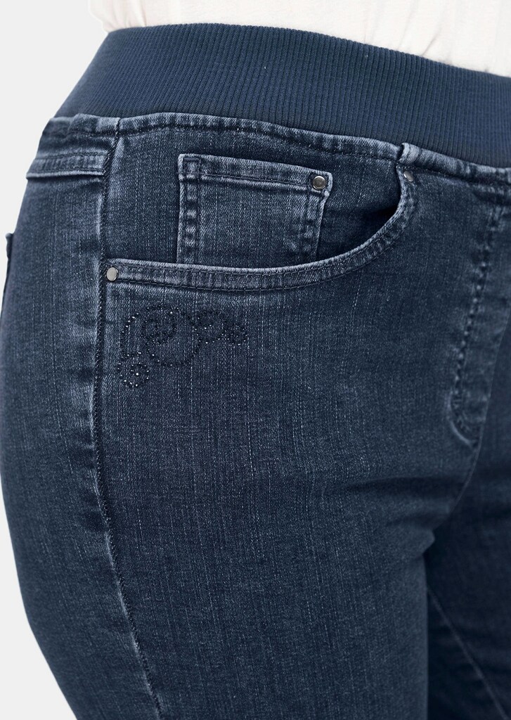 Jeansschlupfhose LOUISA mit Jerseybund