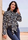 Bluse mit Ärmel-Volants thumbnail 2