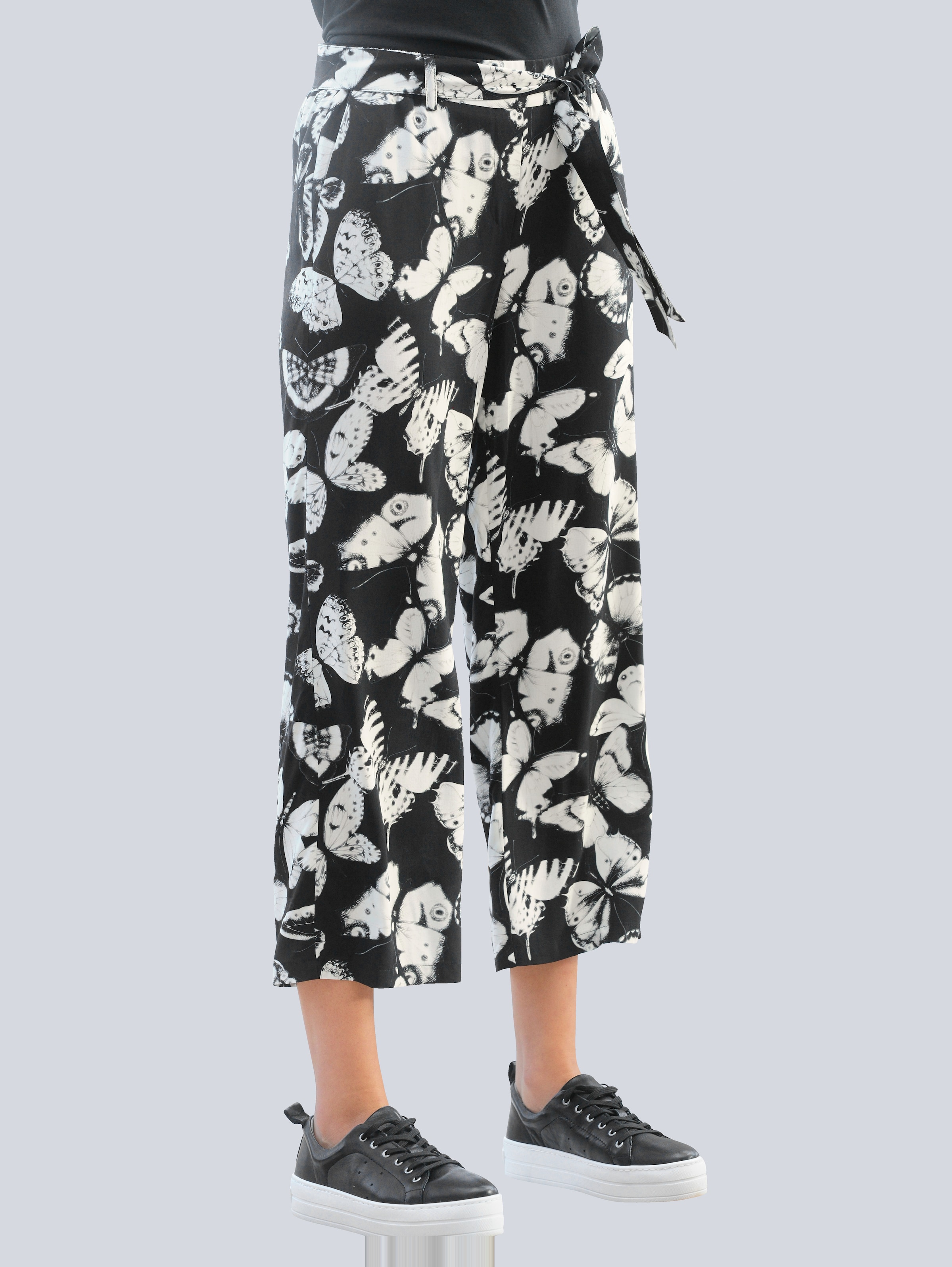 Hose mit exklusivem Alba Moda Druck