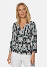 Yogashirt mit Snakeprint und 3/4-Ärmel thumbnail 1