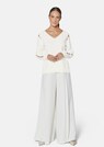 Knitted jumper with cut-outs and V-neckline thumbnail 2