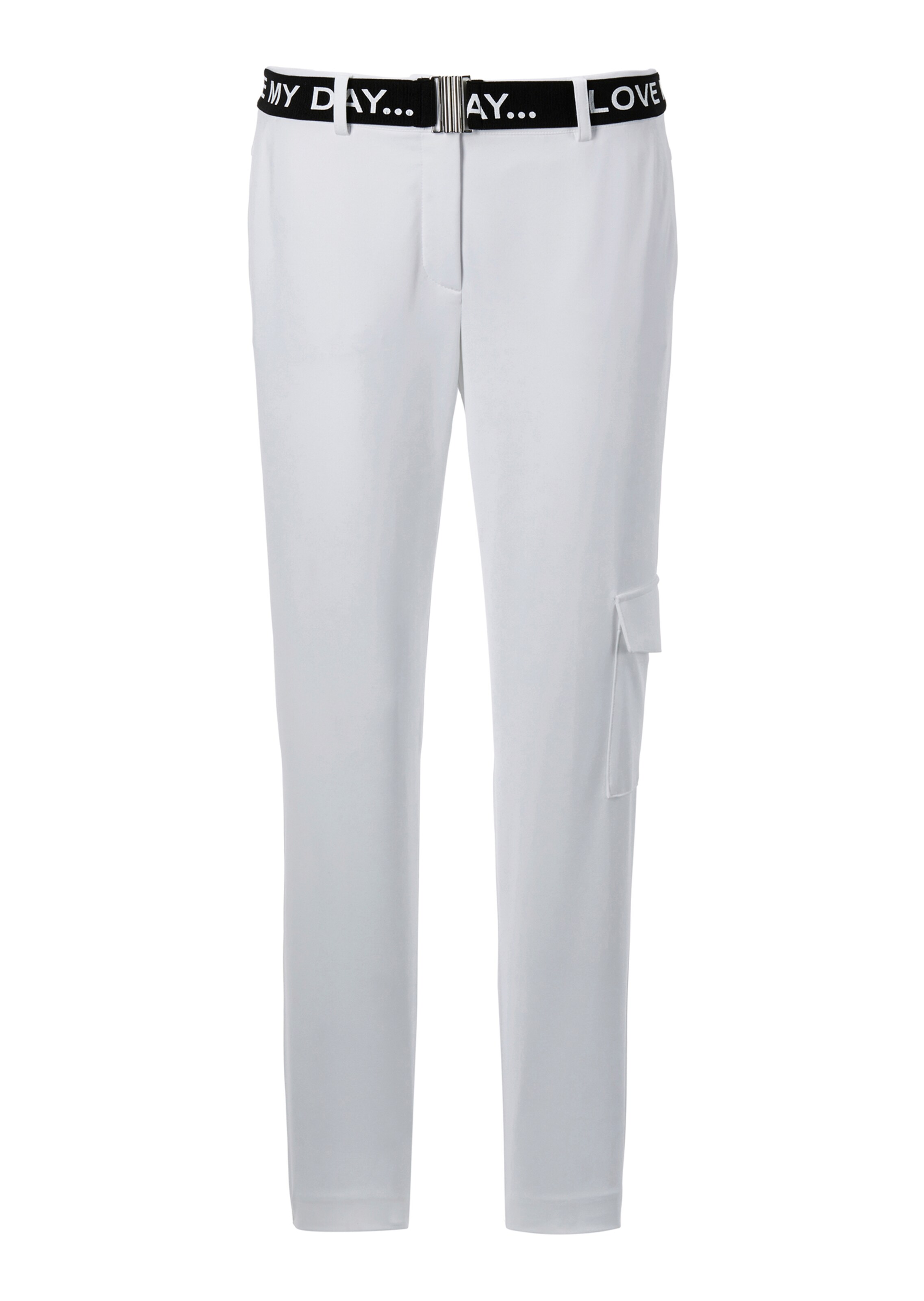 Jerseyhose mit Statement-Gürtel