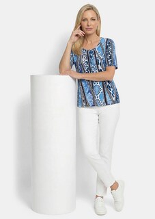 T-shirt en coton avec un mélange de motifs animaliers thumbnail 4