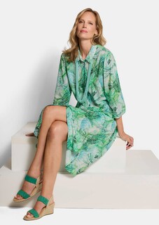 Hemdblusenkleid in Midi-Länge thumbnail 4